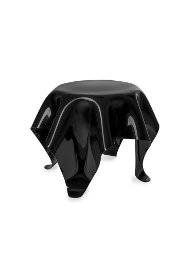 iPLEX Design - Drappeggi Tavolo Tondo Basso Nero in pmma 60x0x45h cm - 60x45x cm