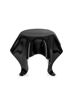 iPLEX Design - Drappeggi Tavolo Tondo Basso Nero in pmma 60x0x45h cm - 60x45x cm