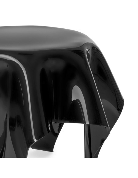 iPLEX Design - Drappeggi Tavolo Tondo Basso Nero in pmma 60x0x45h cm - 60x45x cm