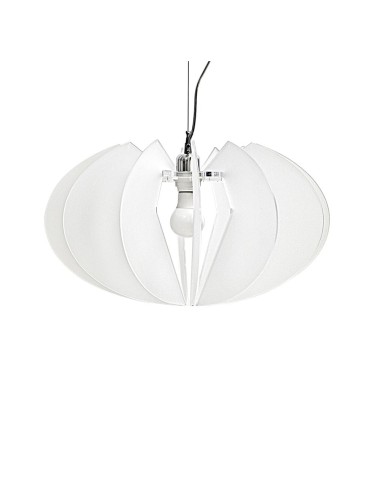 iPLEX Design - Apple Sospensione Bianco Satinato in plexiglass - 50x30x50 cm