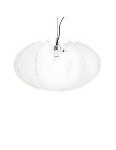 iPLEX Design - Apple Sospensione Bianco Satinato in plexiglass - 50x30x50 cm 2