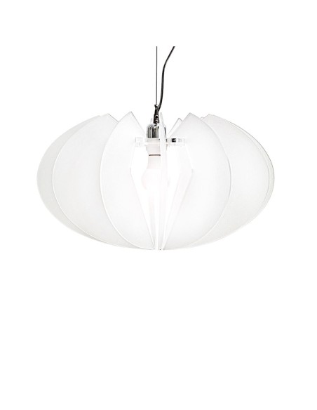 iPLEX Design - Apple Sospensione Bianco Satinato in plexiglass - 50x30x50 cm