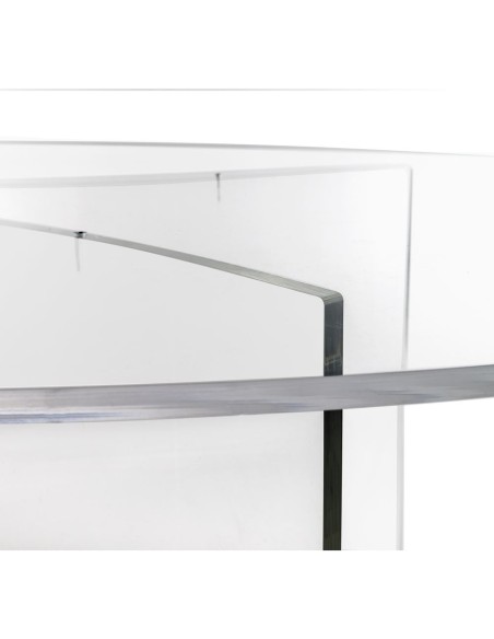 iPLEX Design - Acqua Tavolo Ovale Trasparente in plexiglass - 200x70x100 cm