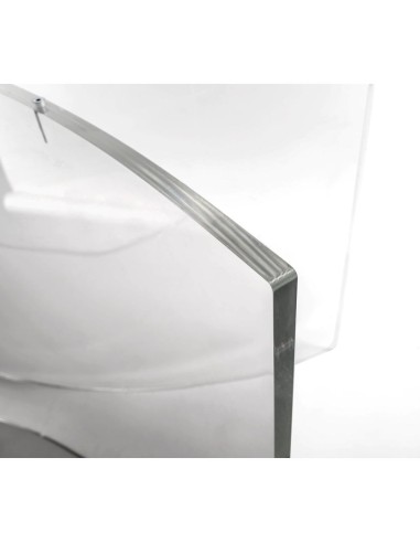 iPLEX Design - Acqua Tavolo Ovale Trasparente in plexiglass - 200x70x100 cm