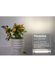 iPLEX Design - Lucilio Lampada Mamma in plexiglass - Trasparente - 20x20x9 cm 2