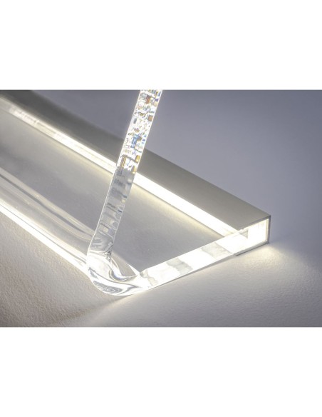 iPLEX Design - Lucilio Lampada Cioccolato in plexiglass - Trasparente - 20x20x9 cm