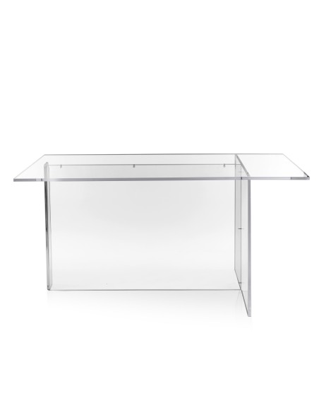 iPLEX Design - Aria Tavolo Trasparente in plexiglass - 155x80x75 cm