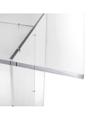 iPLEX Design - Aria Tavolo Trasparente in plexiglass - 155x80x75 cm