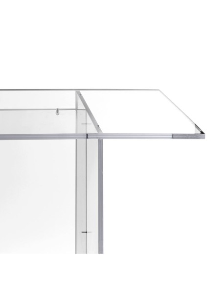 iPLEX Design - Aria Tavolo Trasparente in plexiglass - 155x80x75 cm