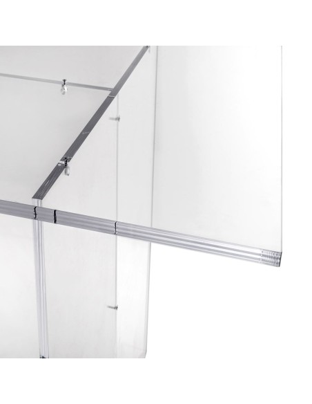 iPLEX Design - Aria Tavolo Trasparente in plexiglass - 155x80x75 cm