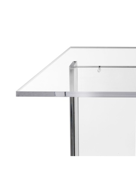 iPLEX Design - Aria Tavolo Trasparente in plexiglass - 155x80x75 cm