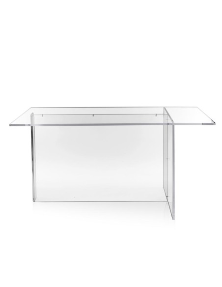 iPLEX Design - Aria Tavolo Trasparente in plexiglass - 155x80x75 cm