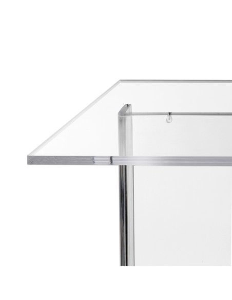 iPLEX Design - Aria Tavolo Trasparente in plexiglass - 155x80x75 cm
