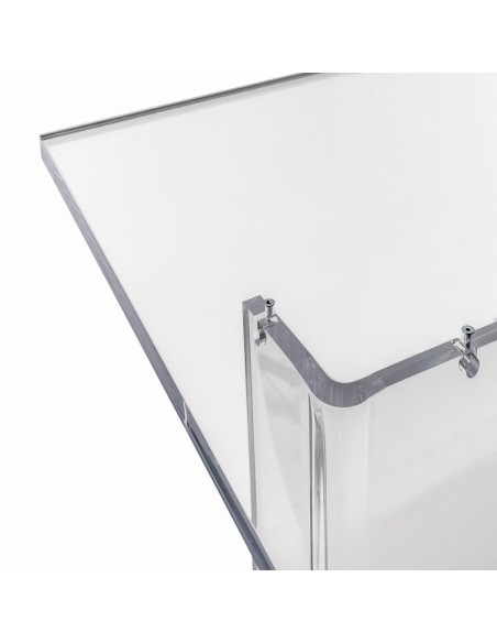 iPLEX Design - Aria Tavolo Trasparente in plexiglass - 155x80x75 cm
