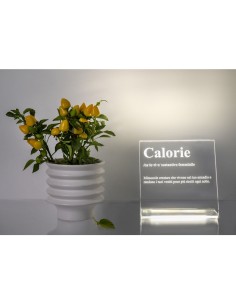 iPLEX Design - Lucilio Lampada Calorie in plexiglass - Trasparente - 20x20x9 cm 2