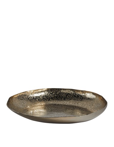 Blanc D' Ivoire - Piatto ATHOS TGM finitura champagne dorato dia. 45x6 cm