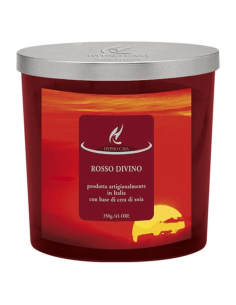 HYPNO CHIC - CANDELA 350 GR PROFUMATA  ROSSO DIVINO