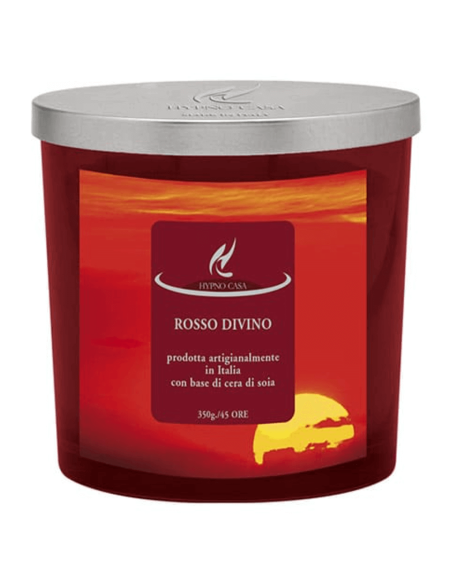 HYPNO CHIC - CANDELA 350 GR PROFUMATA  ROSSO DIVINO
