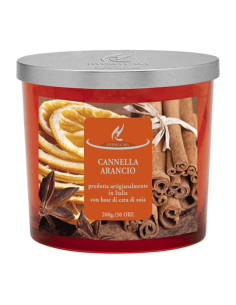 HYPNO CHIC - CANDELA 200 GR PROFUMATA CANNELLA & ARANCIO