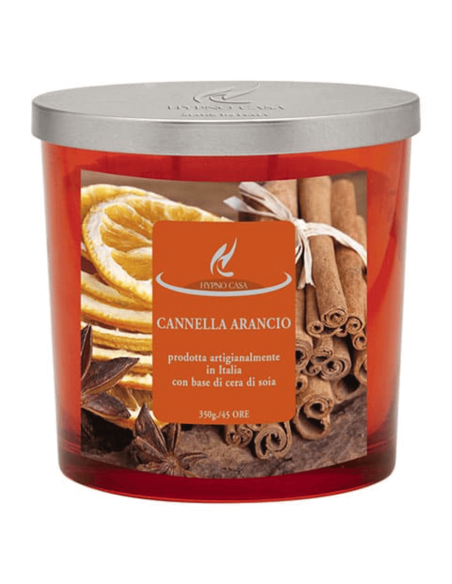 HYPNO CHIC - CANDELA 350 GR PROFUMATA CANNELLA & ARANCIO