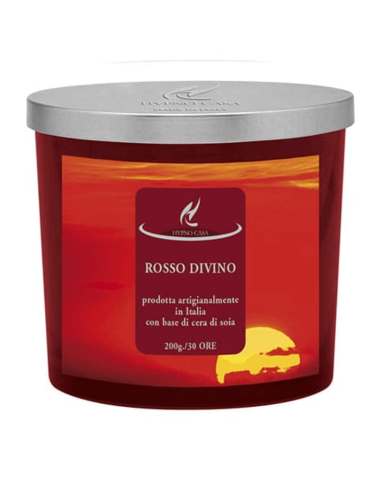 HYPNO CHIC - CANDELA 200 GR PROFUMATA  ROSSO DIVINO