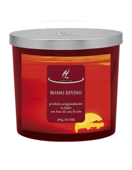 HYPNO CHIC - CANDELA 200 GR PROFUMATA  ROSSO DIVINO