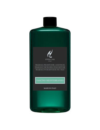 HYPNO - Ricarica per Diffusore a Bastoncino 1000 ml Fascino Mediterraneo