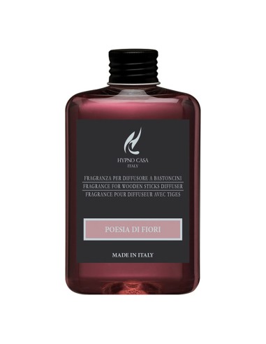 HYPNO - Ricarica per Diffusore a Bastoncino 200 ml Poesia di Fiori
