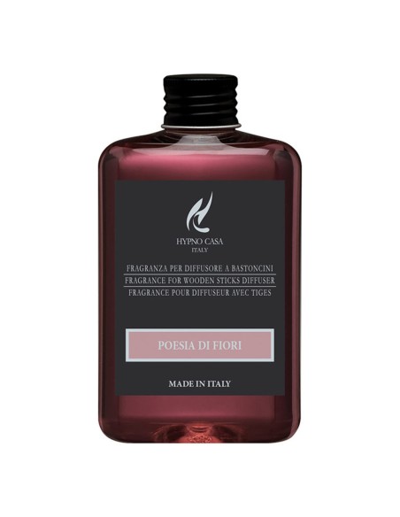 HYPNO - Ricarica per Diffusore a Bastoncino 200 ml Poesia di Fiori