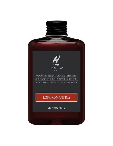 HYPNO - Ricarica per Diffusore a Bastoncino 200 ml Rosa Romantica