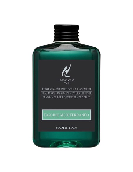 HYPNO - Ricarica per Diffusore a Bastoncino 200 ml Fascino Mediterraneo