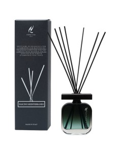 HYPNO - Diffusore con Bastoncini Quadrato 100 ml Fascino Mediterraneo