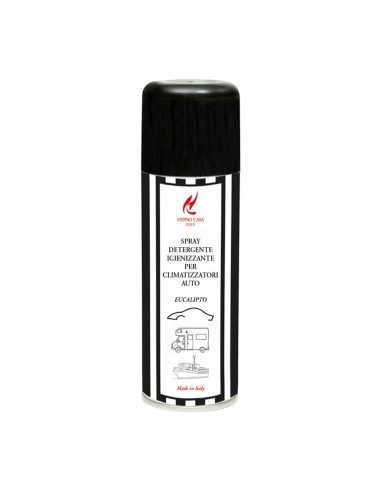 HYPNO - Igenizzanti Bomboletta spray detergente igienizzante per climatizzatori auto e camper eucalipto