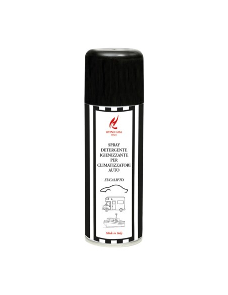 HYPNO - Igenizzanti Bomboletta spray detergente igienizzante per climatizzatori auto e camper eucalipto