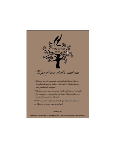 HYPNO - Essenze Naturali Diffusore a bastoncino 250 ml essenza naturale Piacere dei sensi