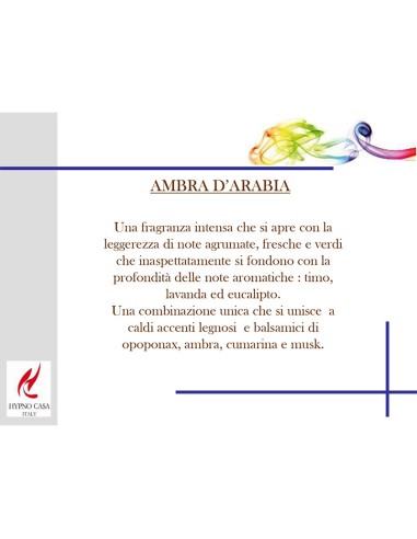 CANDELA 140 GR PROFUMATA HYPNO CHIC AMBRA D'ARABIA