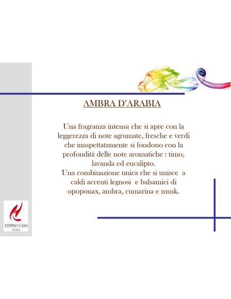 CANDELA 140 GR PROFUMATA HYPNO CHIC AMBRA D'ARABIA