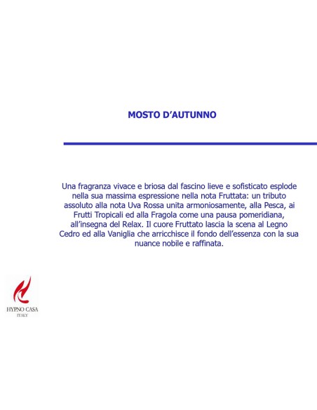 DIFFUSORE SPRAY 150 ML MOSTO D'AUTUNNO