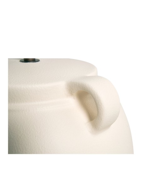 Blanc D' Ivoire - Base lampada AMPHORE in ceramica avorio dia 29x44,5 cm