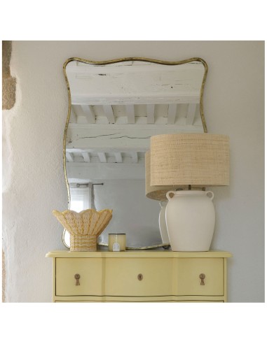 Blanc D' Ivoire - Base lampada AMPHORE in ceramica avorio dia 29x44,5 cm