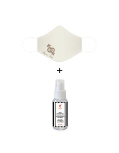 KIT MASCHERINA E SPRAY DETERGENTE E IGIENIZZANTE 50 ML UOMO