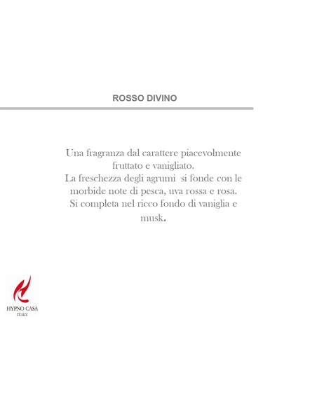 DIFFUSORE 250 ML ECO CHIC ROSSO DIVINO