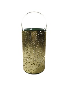 Blanc D' Ivoire - Lanterna STELLA GM dorata / verde diam. 12x28 h