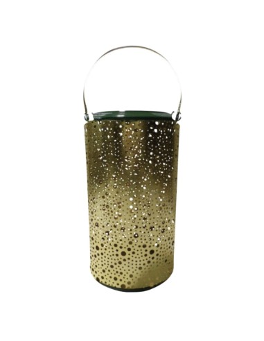 Blanc D' Ivoire - Lanterna STELLA GM dorata / verde diam. 12x28 h