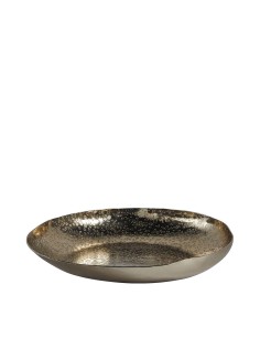 Blanc D' Ivoire - Piatto ATHOS GM finitura champagne dorato dia 35x6 cm