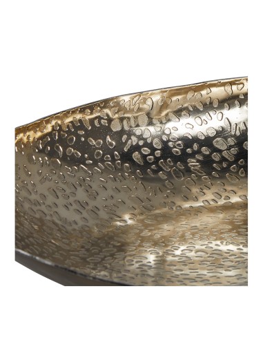 Blanc D' Ivoire - Piatto ATHOS GM finitura champagne dorato dia 35x6 cm