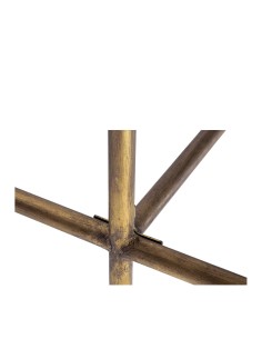 Blanc D' Ivoire - Tavolo Anatole vetro e metallo finitura in ottone dorato cm 185x79,5x78 h 2
