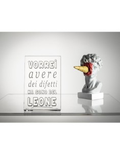 iPLEX Design - Zodiac Leone in plexiglass - Trasparente - 10x15x6 cm 2