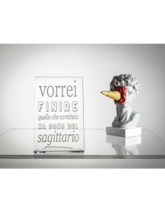 iPLEX Design - Zodiac Sagittario in plexiglass - Trasparente - 10x15x6 cm 2