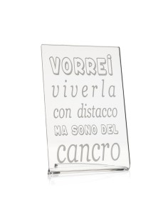 iPLEX Design - Zodiac Cancro in plexiglass - Trasparente - 10x15x6 cm